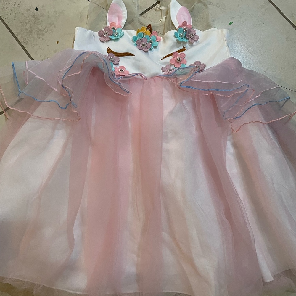 Unicorn dress with star jacket